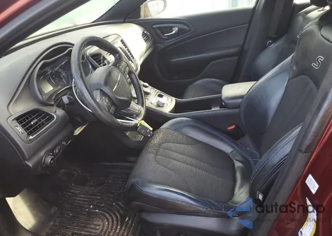 2015 Chrysler 200 S из США, поврежденный, VIN 1C3CCCBB3FN745040